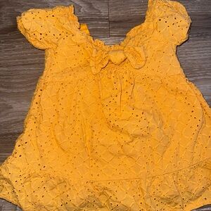 Janie and Jack Vibrant Yellow Dress